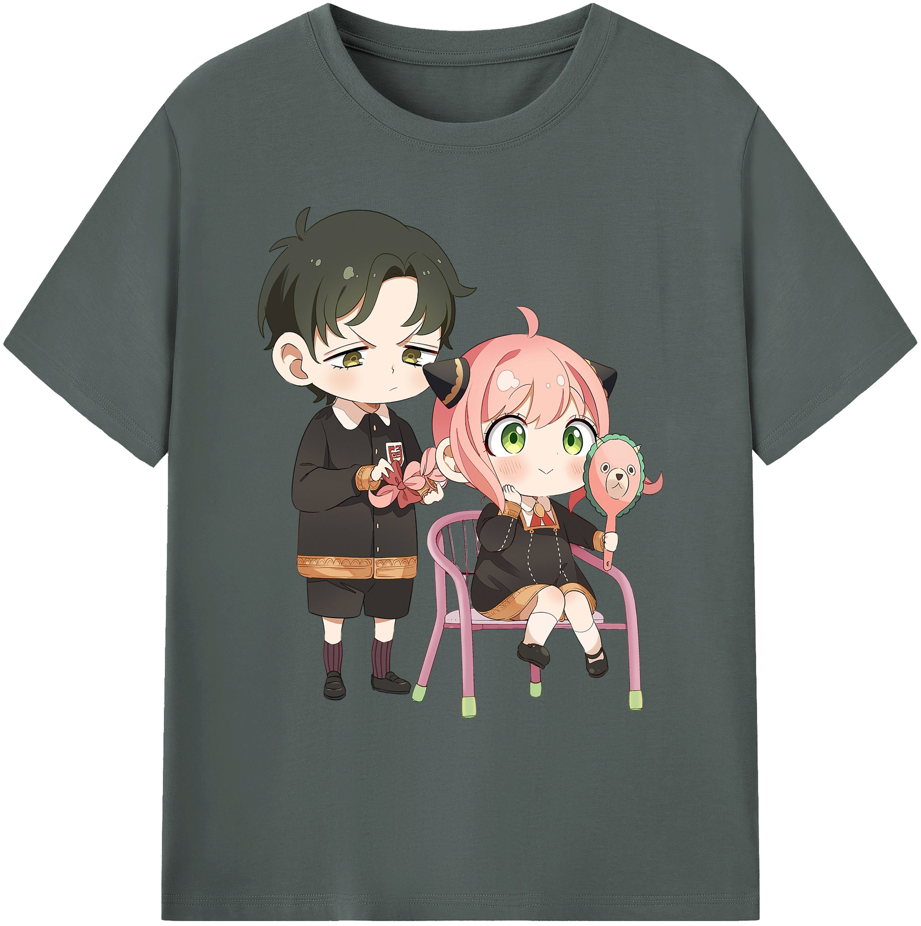 （画像用） SPY×FAMILY间谍家家酒 綿100％ メンズ半袖Tシャツ｜肌触りやわらか＆通気性